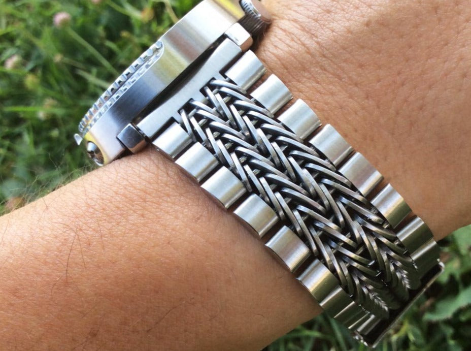 Razor-Wire Straight End Bracelet Uncle (20/22mm) Straps –