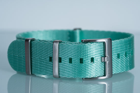 Mint Herringbone Nylon Strap (20/22mm)