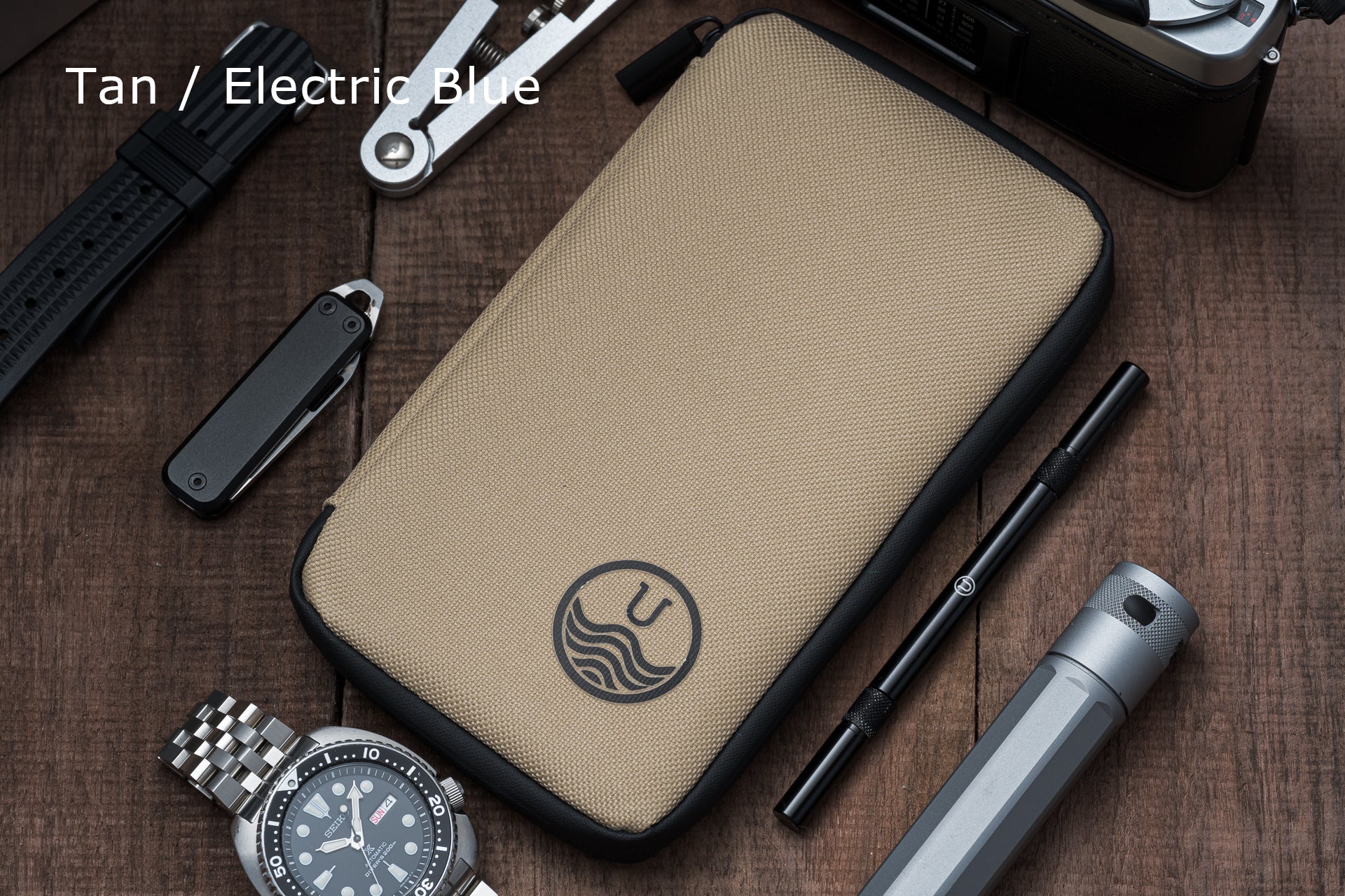 Small Tan EDC Travel Case