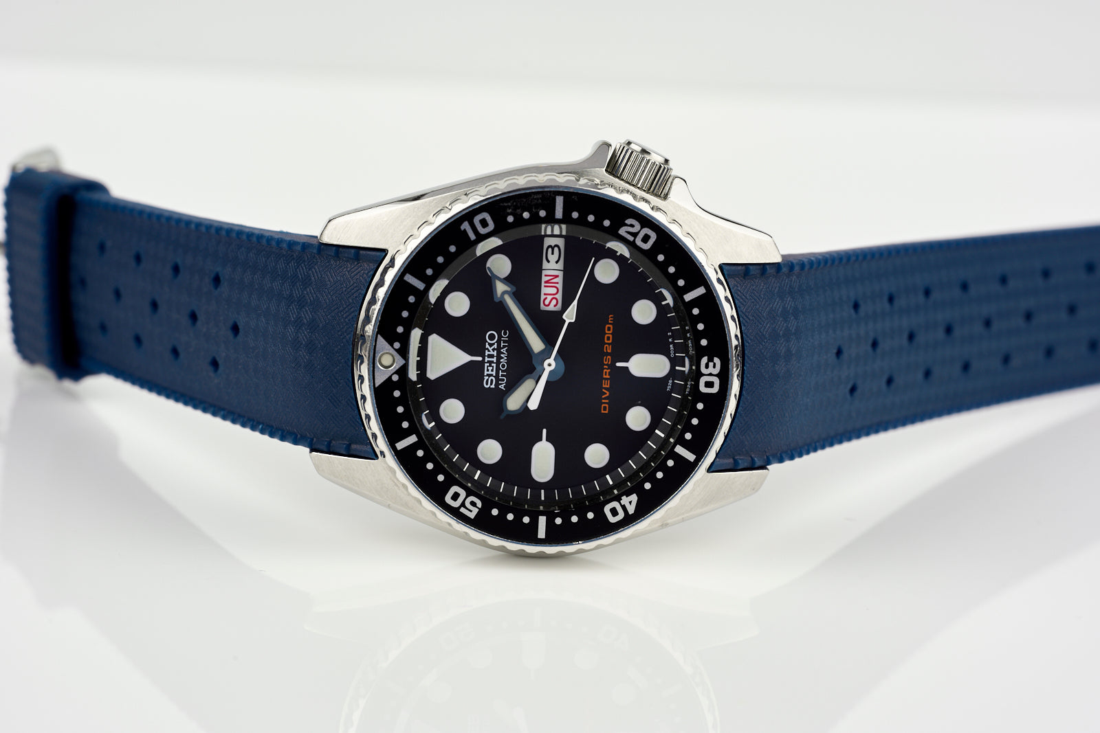 Seiko skx013 rubber online strap