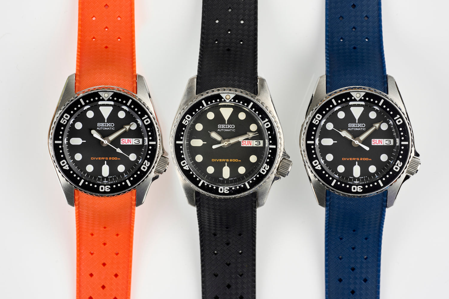 Rubber Strap Buy Skx013 Black Custom Curved South Pacific Strap