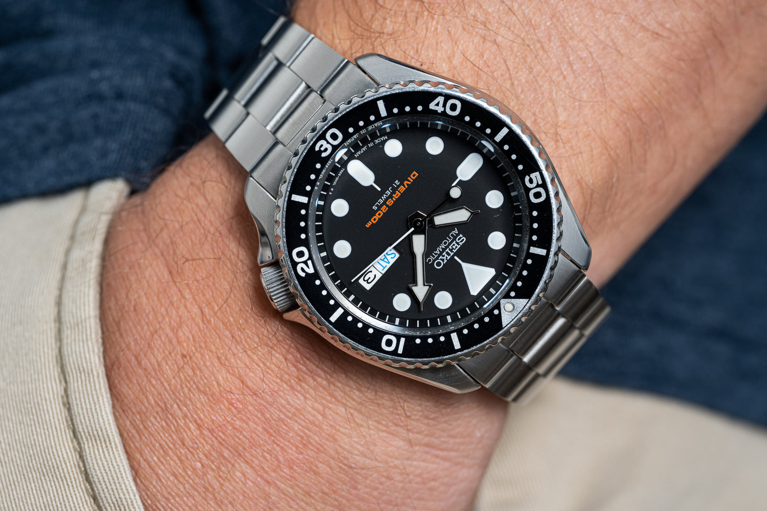 Wrist Seiko Skx007 Diver's Watch Wrist Seiko 007 Review