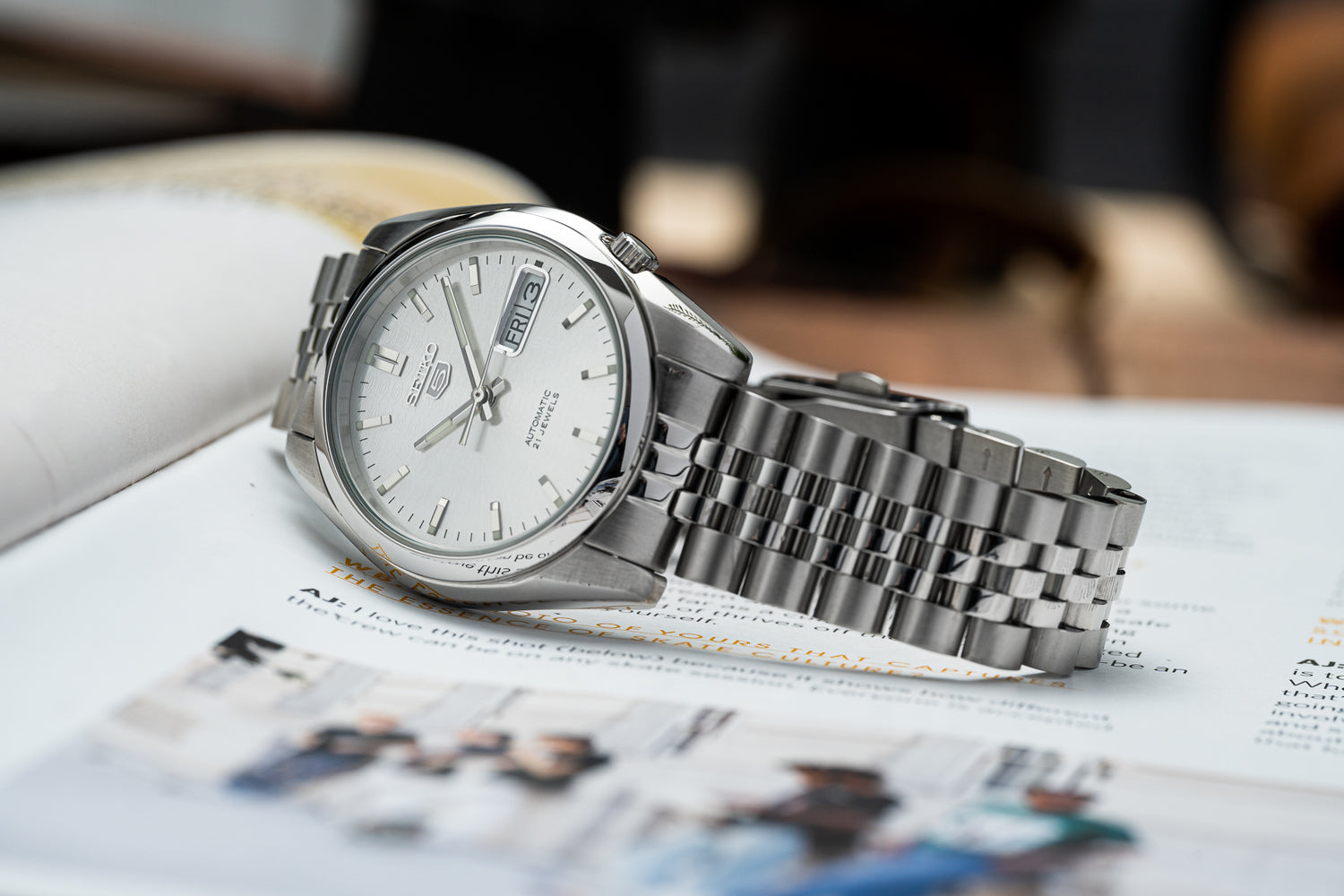 Executive Bracelet (Seiko SNKL) – Uncle Straps - Main Image