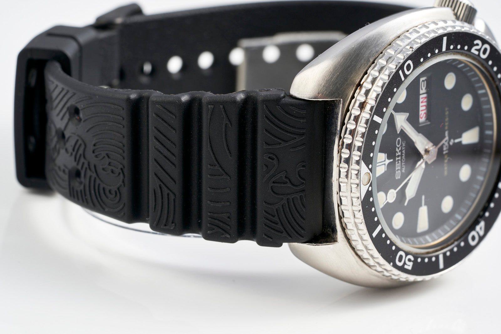 Uncle seiko rubber online strap