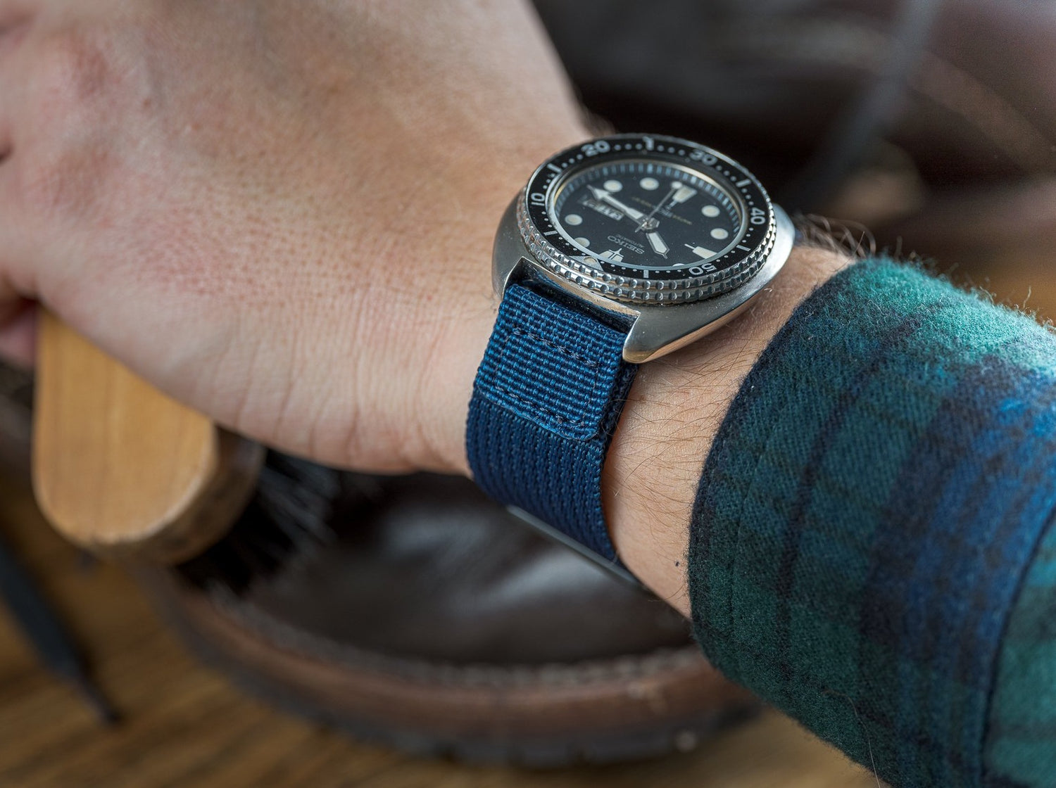 Seiko Velcro Nato Watch Strap NASA Strap For SEIKO Watch G10 Nylon